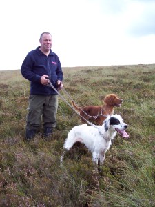 Tinka and Clancy on Murley Mt. September, 2010