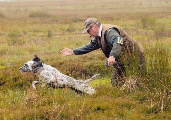 Gerald cast Stanedge Brave off in the GB Champion Stake at Bollihope Moor, Co Durham in 2009.